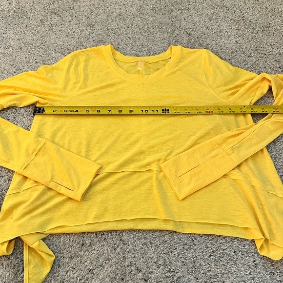 FP Movement by Free People Tempo Long Sleeve Top ~ Yellow - Picture 8 of 11